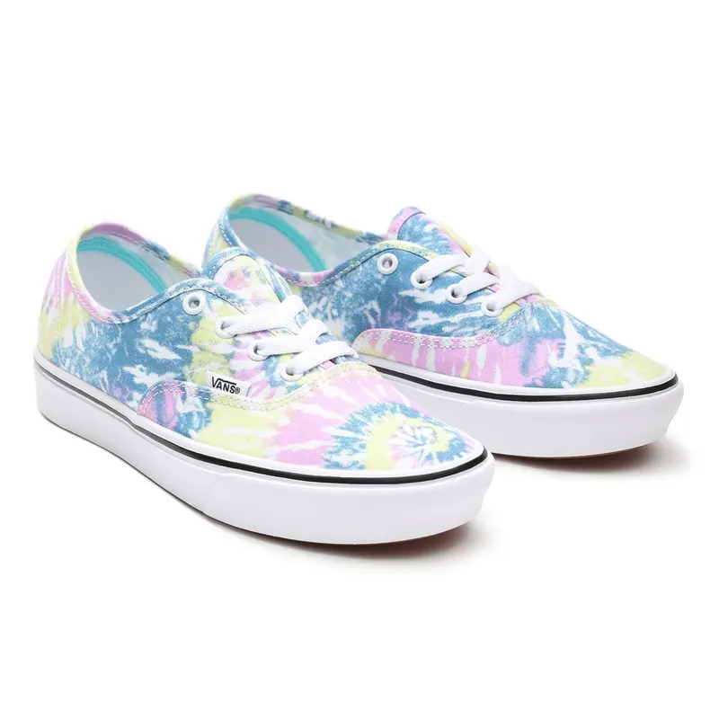 VANS Tie Dye Comfycush Authentic Shoes Multicolour (VN0A3WM749L)