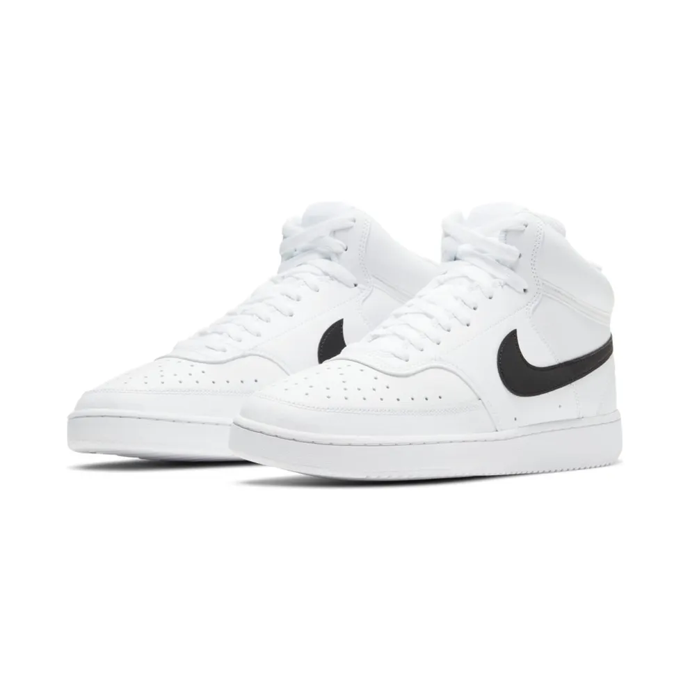 Nike Court Vision Mid White Black White/White/Black (CD5466-101)