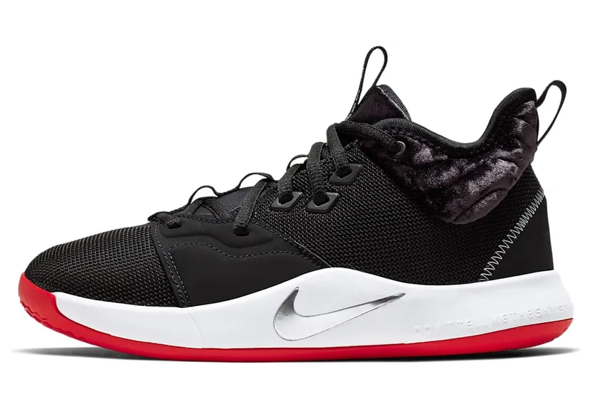 Nike PG 3 GS Black Velour (AQ2462-016)