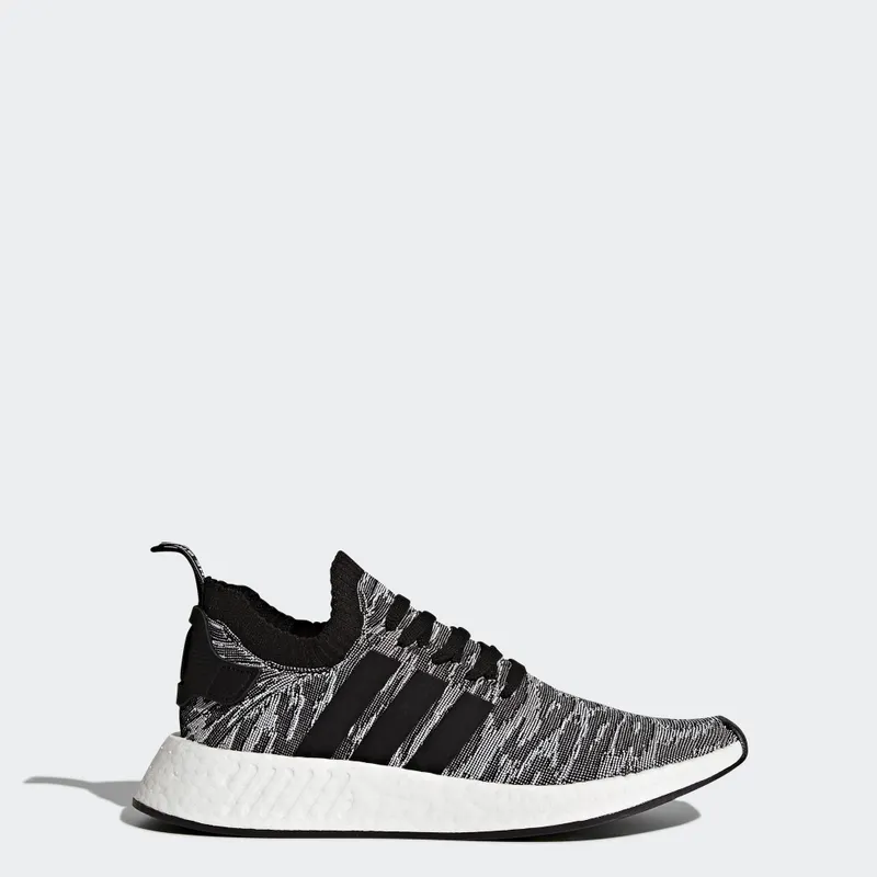 adidas NMD R2 Black White Future Harvest Core Black/Core Black/Footwear White (BY9409)