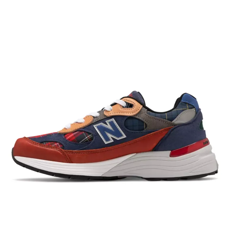 New Balance 992 Concepts Plaid Red/Blue (M992AD)