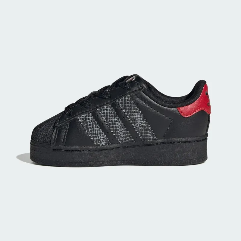 adidas Superstar LED Lights Comfort Closure Core Black Red (IH6392)
