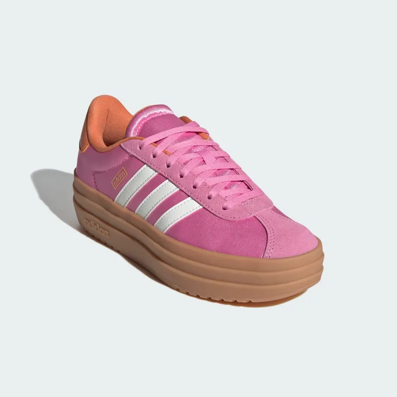 Adidas VL Court Bold Junior Bliss Pink / Off White / Dusky Orange (JQ1875)