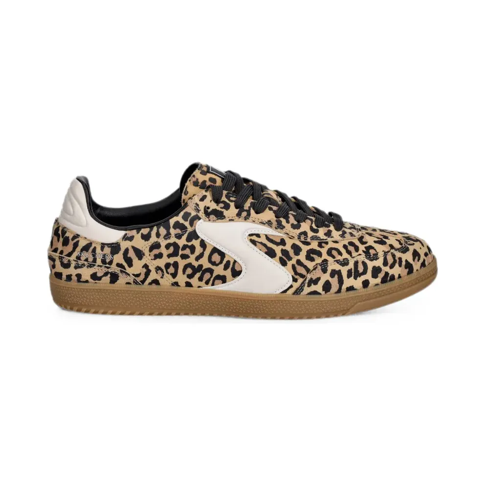 Skechers Hotshot On The Prowl sneakers met luipaardprint – Beige (185356)
