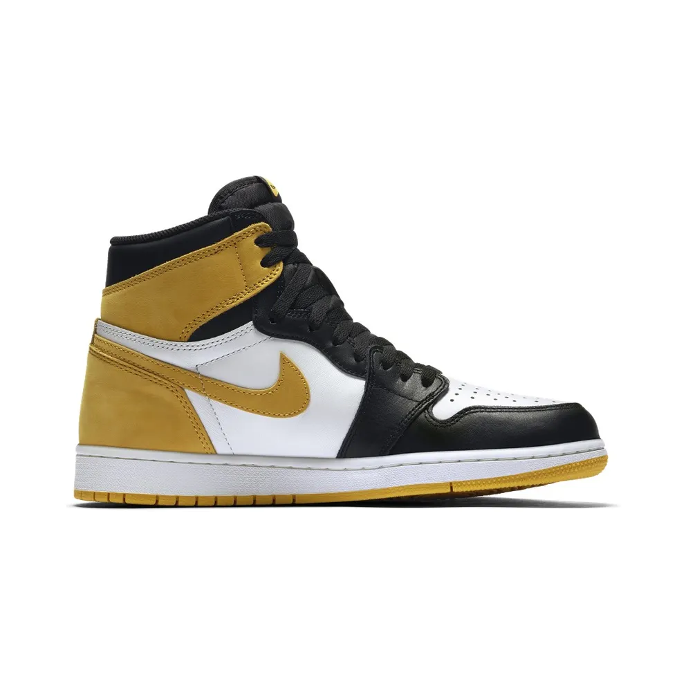 Air Jordan 1 Retro High OG Yellow Ochre “6 Rings” (2018) (555088-109)