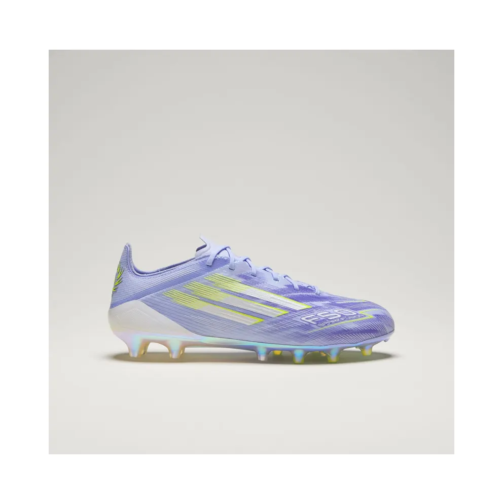 adidas F50 Sparkfusion Elite Low Firm Ground/artificial Grass Boots “Violet Tone / Lucid Lemon / Purple Rush” (JR9225)