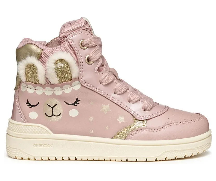 Geox sneaker Goud / Oudroze / Wit (J56HXE0BCKN-CA82U)