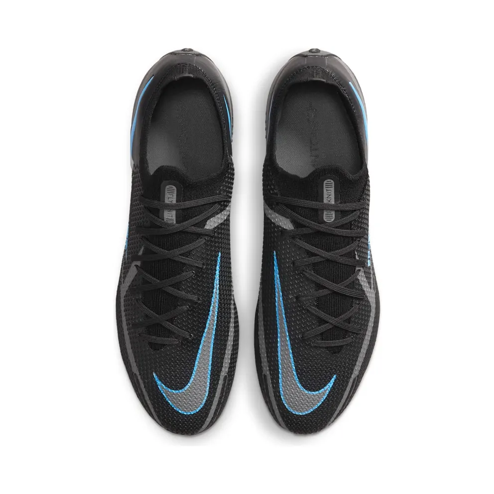 Nike Phantom GT2 Elite FG Black Iron Grey University Blue (CZ9890-004)