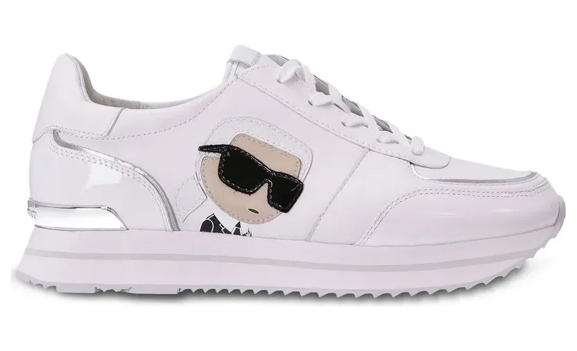 Karl Lagerfeld Sneakers mit Patch-Detail – Weiß (KL61930N311)