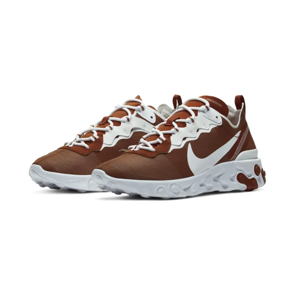 Nike React Element 55 Texas Desert Orange/White-White (CK4851-800)