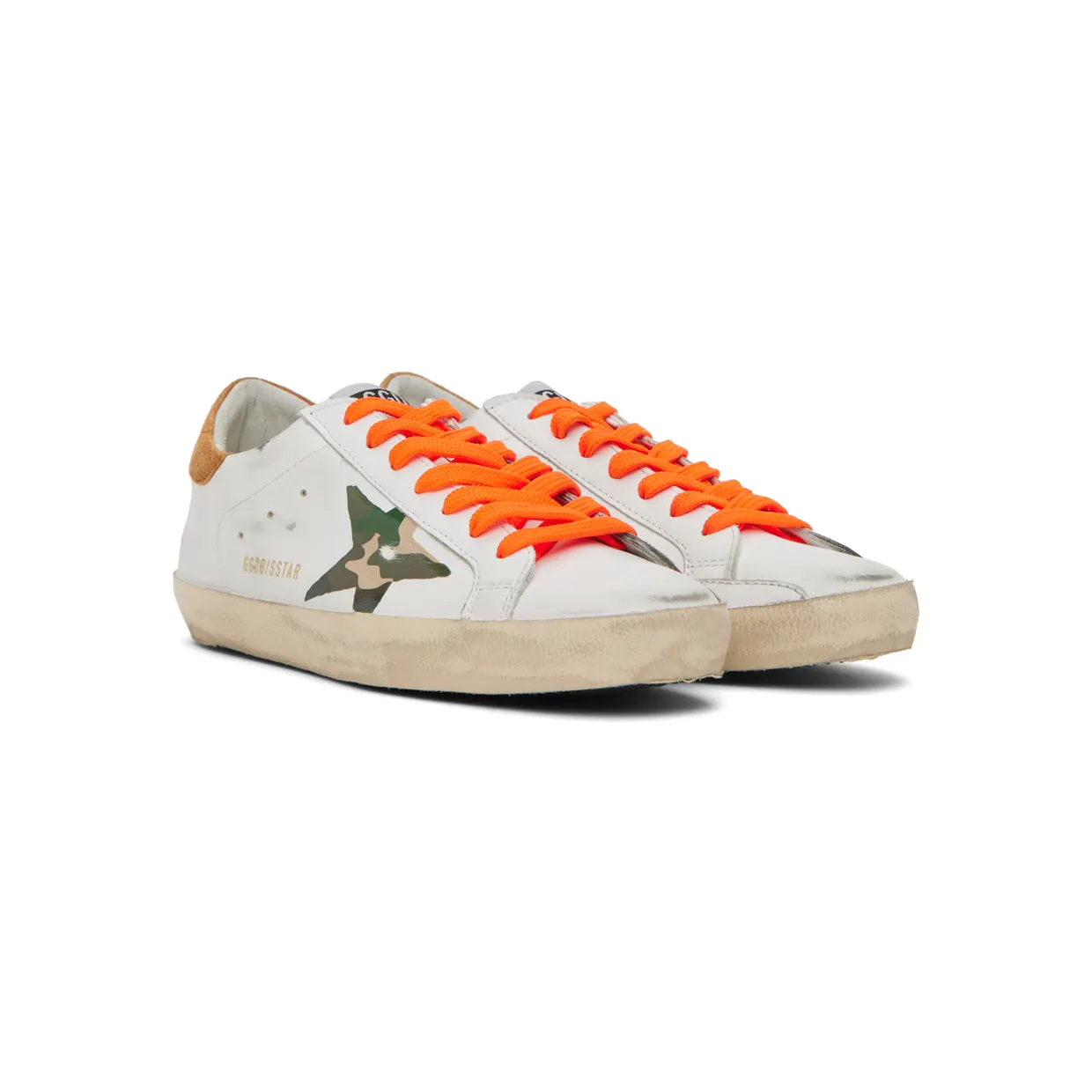 Golden Goose White Super-Star Classic Low-Top Sneakers (GMF00270.F002550.10904) (4)