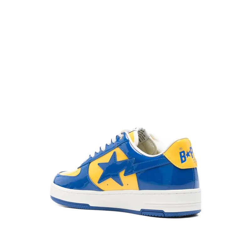 A Bathing Ape Bape Sta Lace-up “Blue/Yellow” (001FWM301325M BLUE)