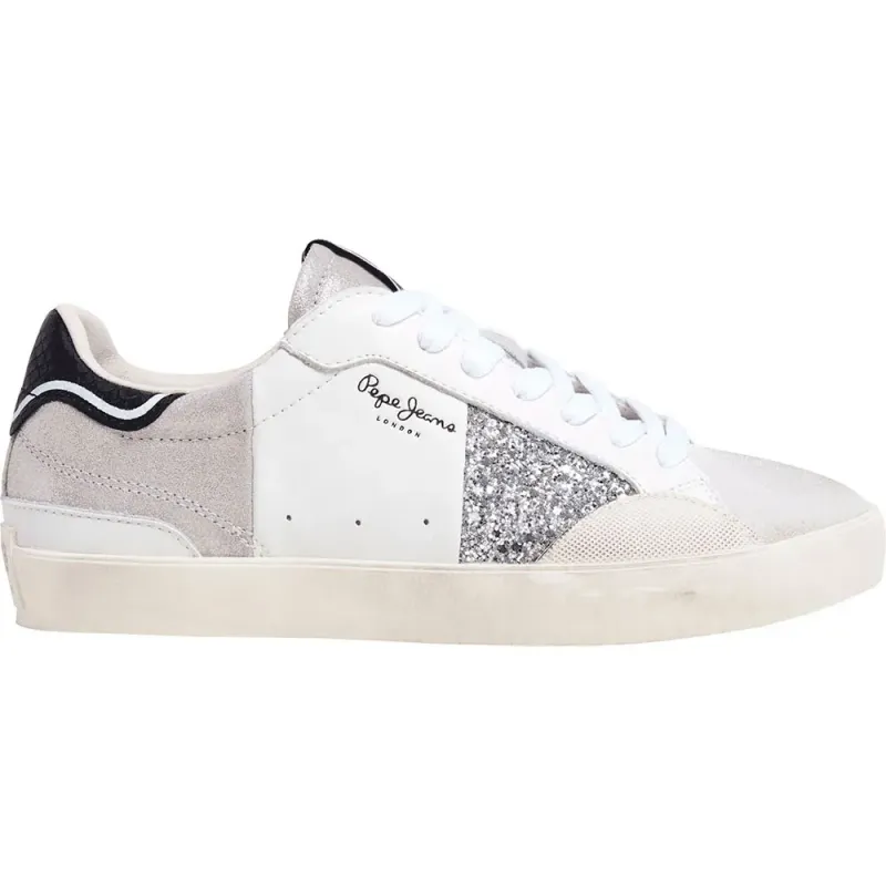 Pepe Jeans PèPè sneaker Light Grey / Black / Silver / White (PLS31598-934)