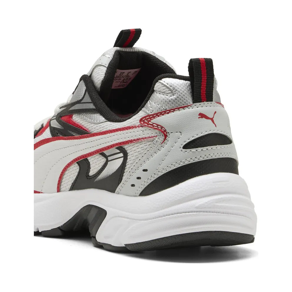 Puma Milenio Tech “Cool Light Gray / For All Time Red / Puma Silver” (402623_05)