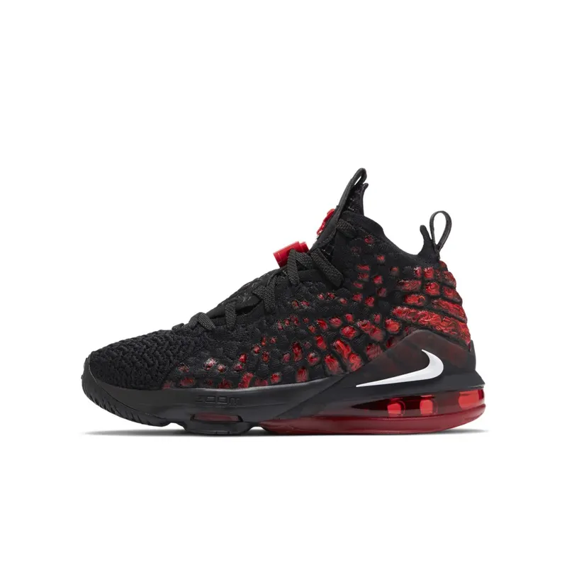 Nike LeBron 17 Infrared (GS) Black/White-University Red (BQ5594-006)