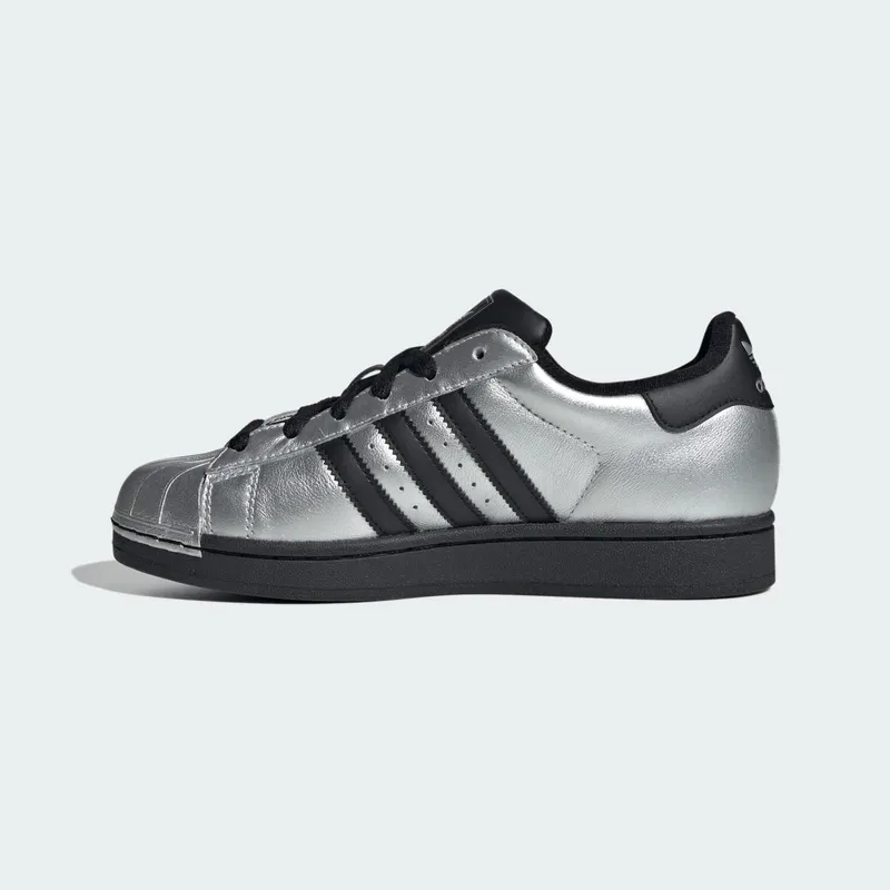 Adidas SUPERSTAR II Shoes Silver Metallic / Core Black / Core Black (IH1599)