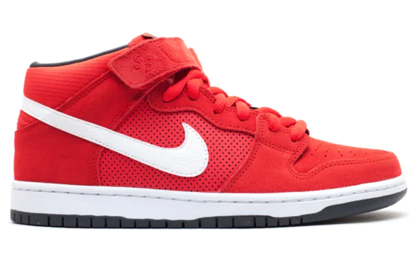 Nike Dunk SB Mid Hyper Red White