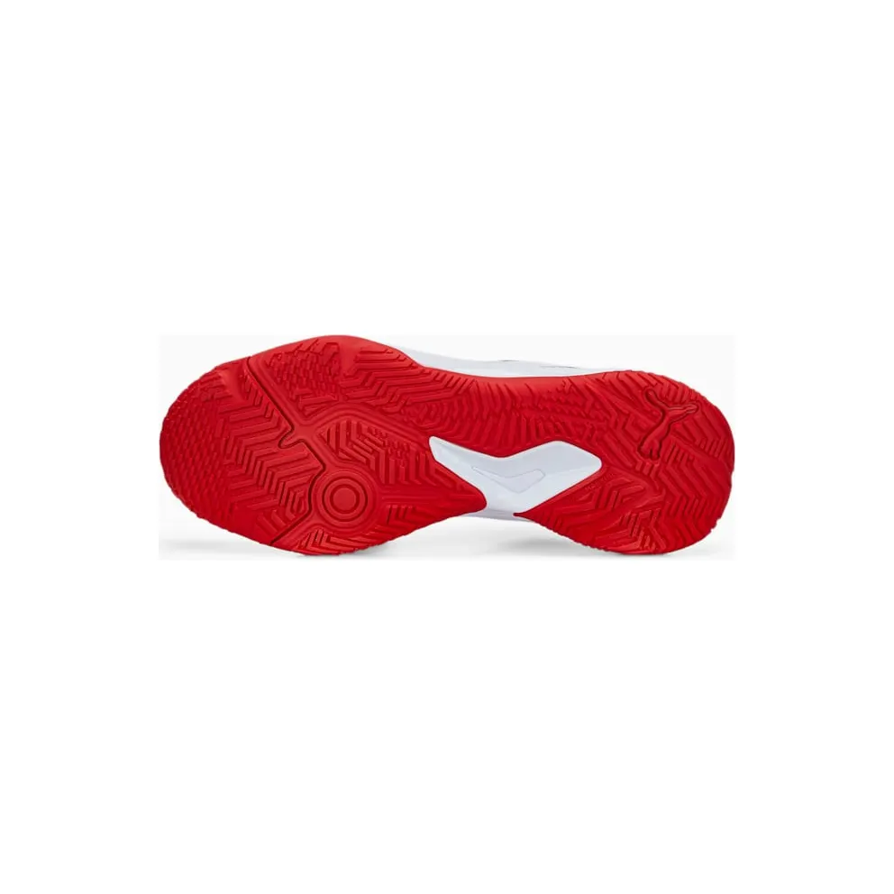 Puma Solarflash II Indoor Sports Shoes White/Black/Red (106882-04)