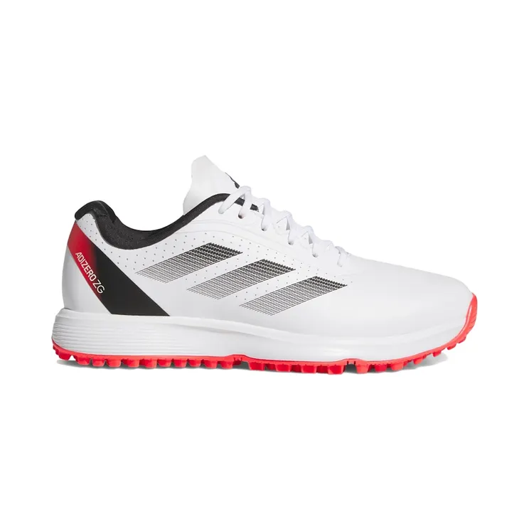 adidas Adizero ZG Spikeless Golf Cloud White Core Black Lucid Red (IH9887)