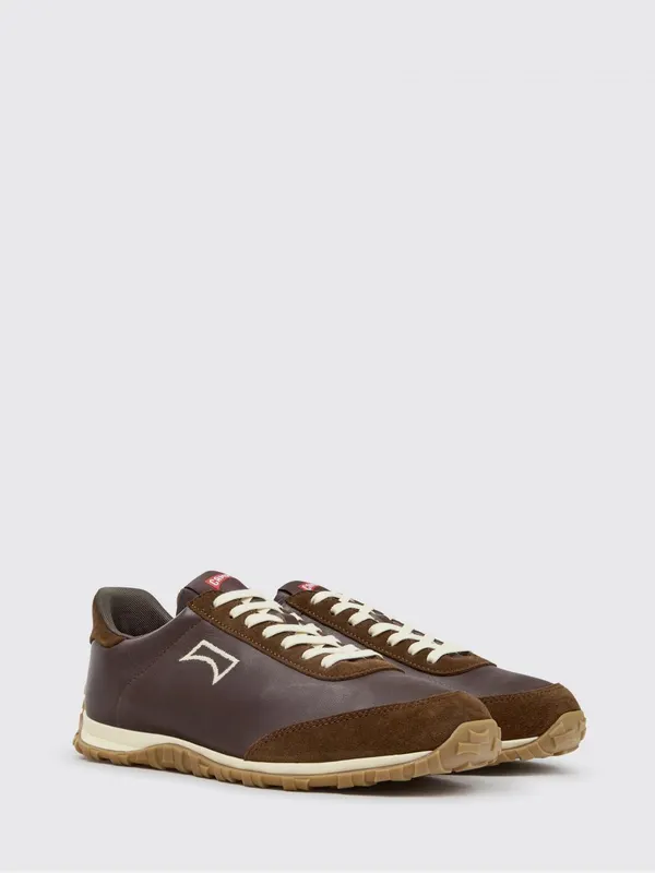Camper Drift Walk Leather and Suede with Vibram Sole Brown (K101097-006DRIFTWALK0)
