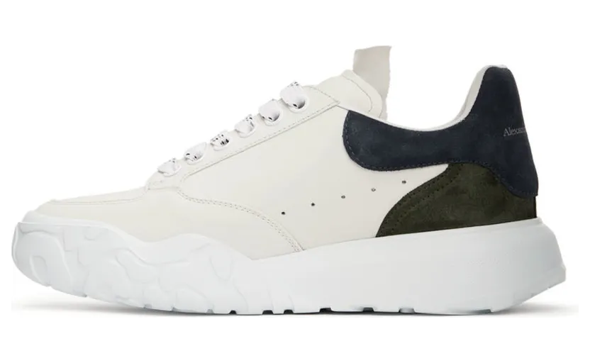 Alexander McQueen White Court Sneakers (634619WIAA1) (3)