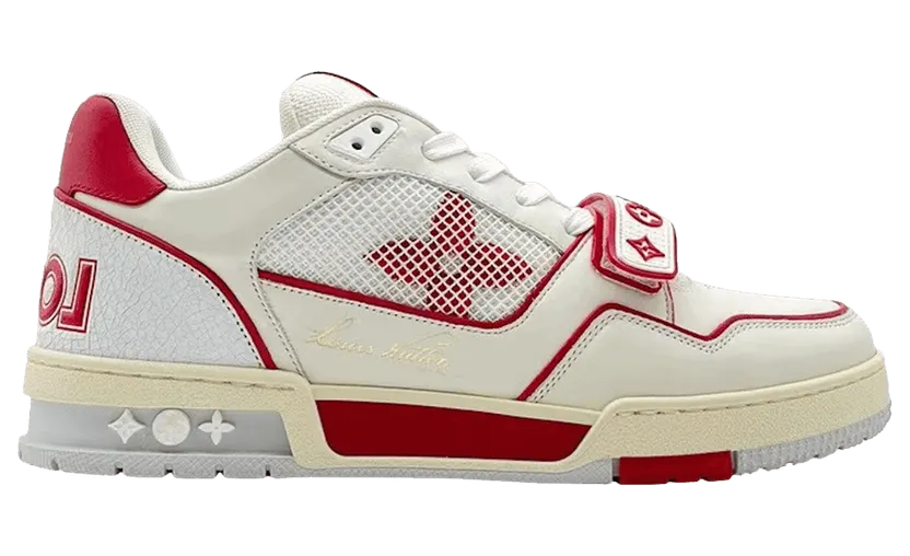 Louis Vuitton Trainer Red Mesh (1A98VL)