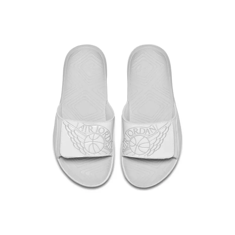 Jordan Hydro 7 Slides White Platinum (GS) White/Pure Platinum/Pure Platinum (AA2516-100)