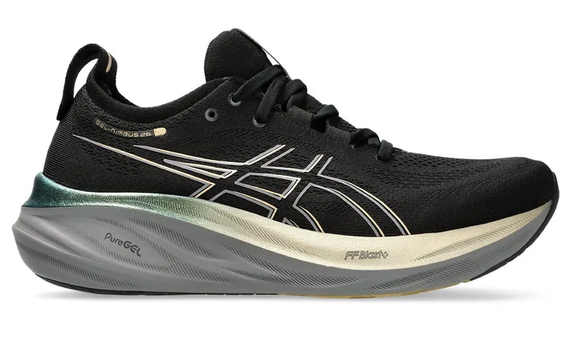 ASICS Gel-Nimbus 26 Platinum Black Champagne (1011B922-001)