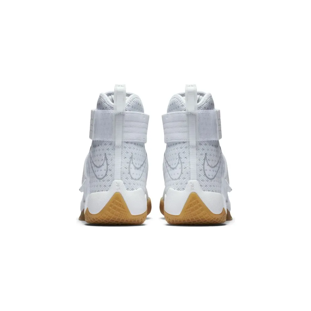 Nike LeBron Zoom Soldier 10 Strive For Greatness White/Metallic Silver-White (844378-101)