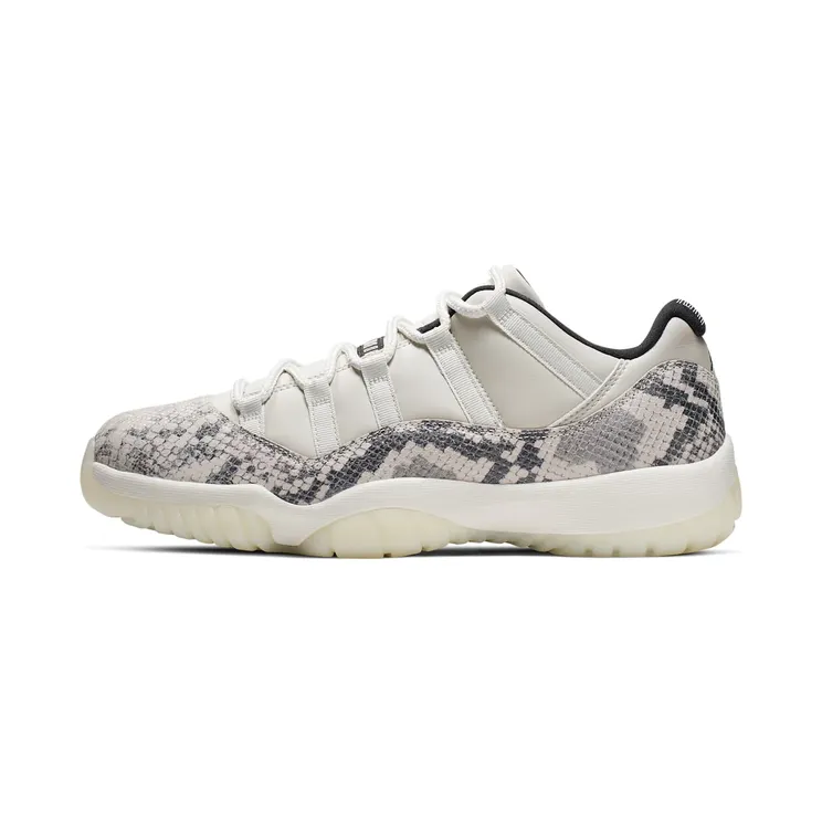 Air Jordan 11 Retro Low Snakeskin – “Light Bone / White / Black / University Red” (CD6846-002)