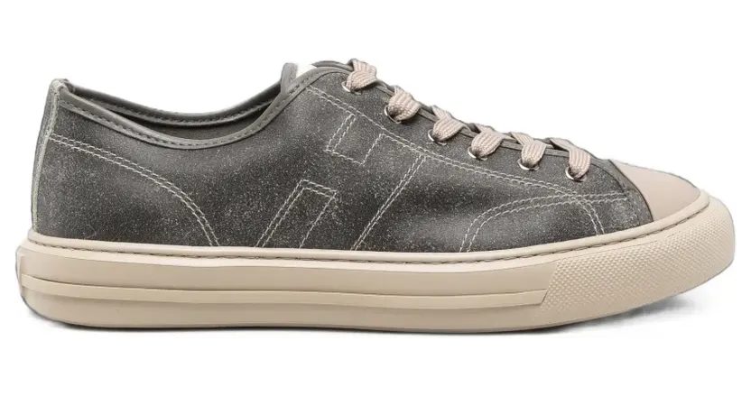 Hogan H-stitch lace-up “Grey” (HXM6910FZ60VGK853P)