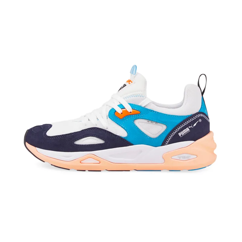 Women’s PUMA Trc Blaze The Triangl White/Peacoat/Vibrant Orange (383104-04)