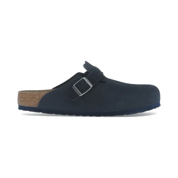Birkenstock Boston Embossed Corduroy Suede Midnight (1026108)