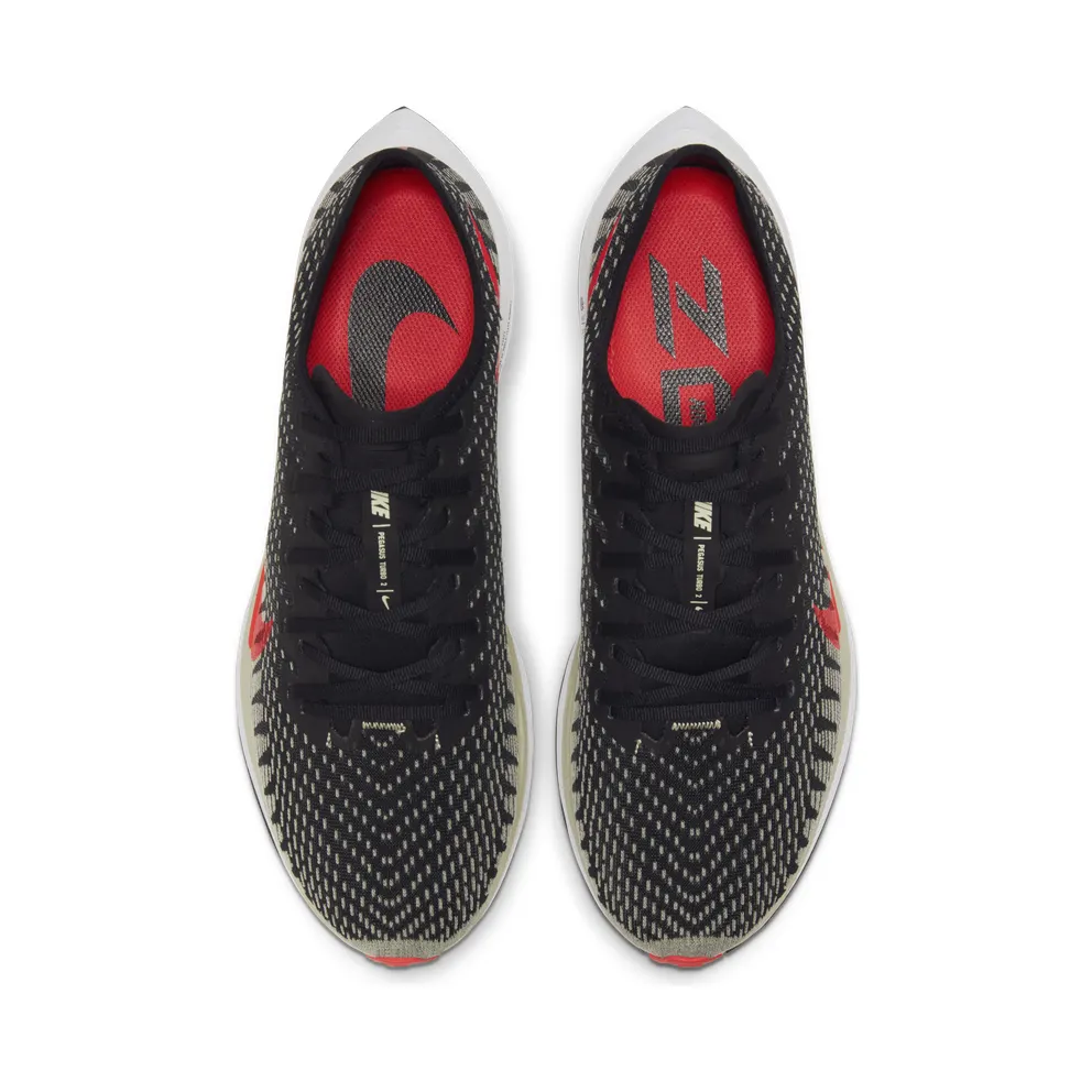 Nike Zoom Pegasus Turbo 2 Black Olive Aura Black/Olive Aura-White-Laser Crimson (AT2863-011)