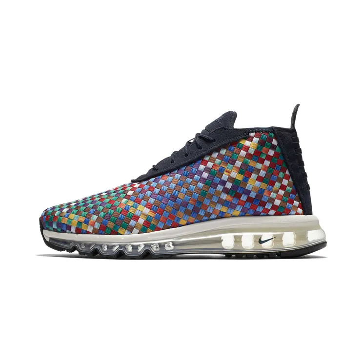 Nike Air Max Woven Boot Multi-Color “Dark Obsidian / True White / Varsity Red” (AH8139-400)
