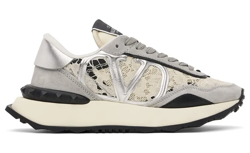 Valentino Garavani Gray Lacerunner VAC Avorio/L.Ivory/P (1W2S0DY9HDM)