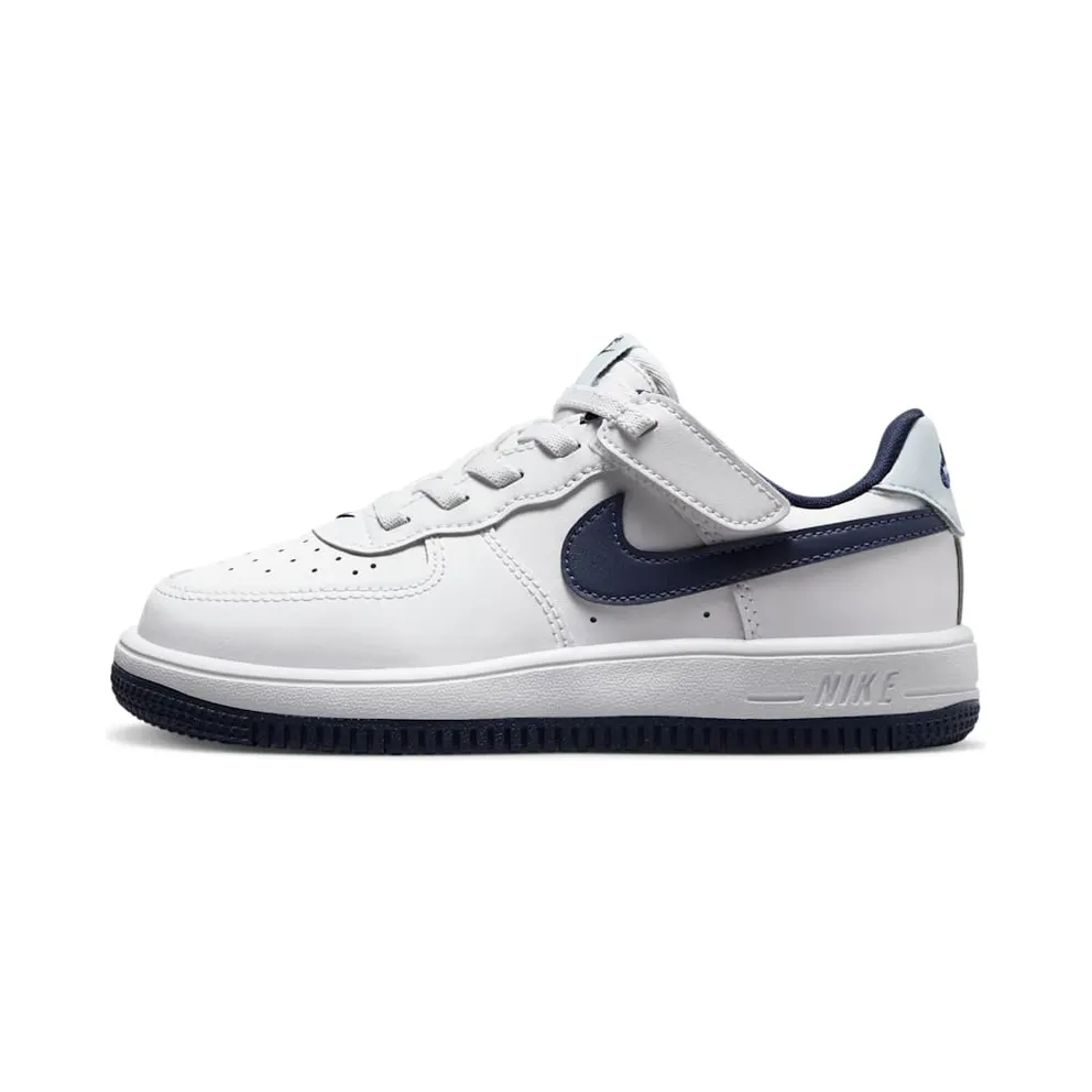Nike Force 1 Low EasyOn PS “White Football Grey Midnight Navy” (FN0237-104)