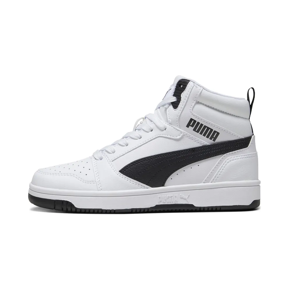 Puma Rebound V6 Mid “Puma White / Puma Black” (393831_02)