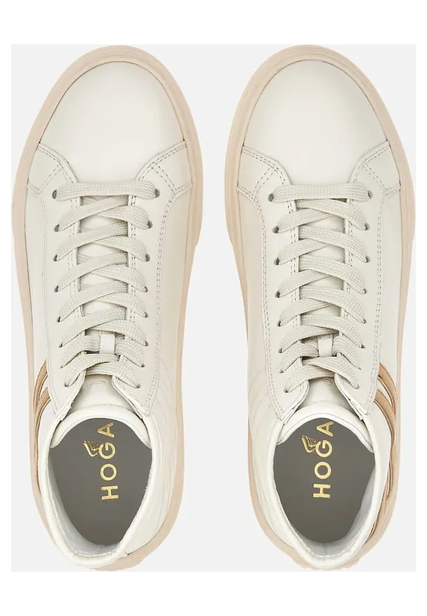 Sneakers H365 High Top Ivory Brown (HXW3650EW20NCS0RUU) (3)