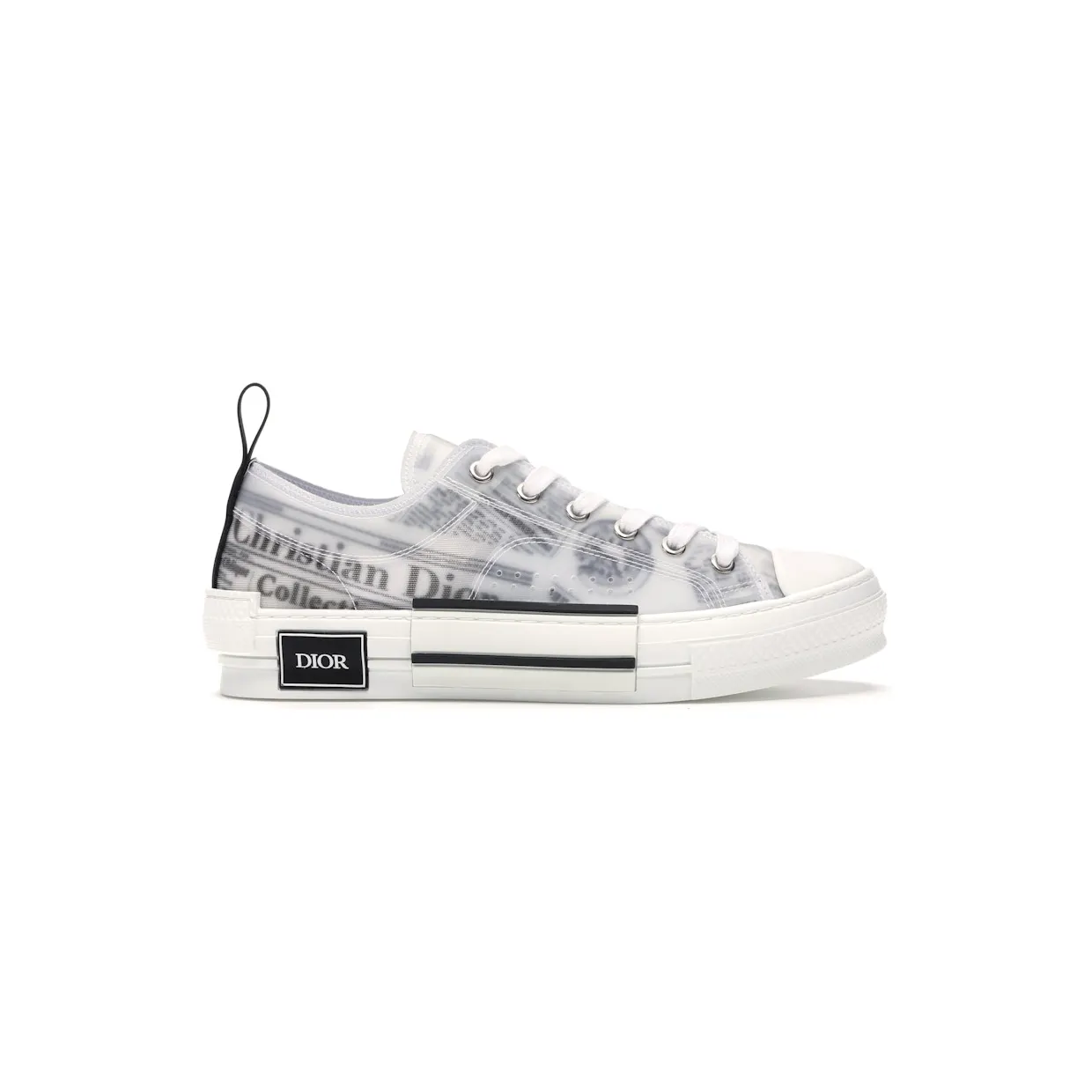 Dior B23 Low Top Daniel Asham Newspaper