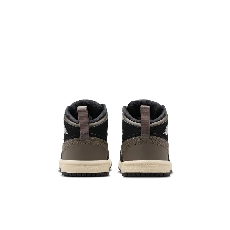 Air Jordan 1 Black/Light Wild Mango/Muslin/Olive Grey (IB7054-002)
