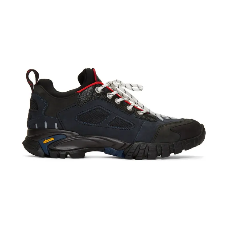 Heron Preston Black and Navy Security Sneakers (HMIA007F198450251000)
