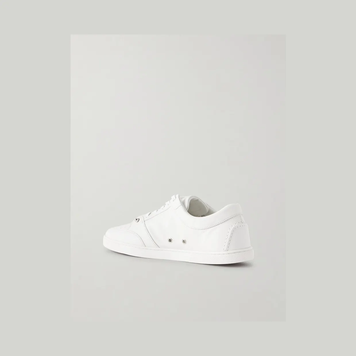 Christian Louboutin Chambelisneak Embellished Perforated Leather Sneakers White (1260324) (4)