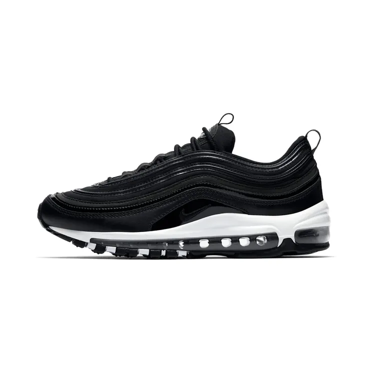 Nike Air Max 97 Metallic Leather Black (W) “Black / Anthracite” (917646-003)