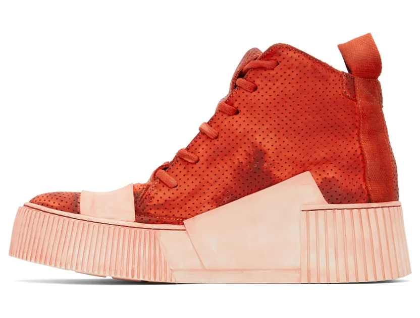 Boris Bidjan Saberi SSENSE Exclusive Red Bamba 1.1 Sneakers (SSNSx13) (3)