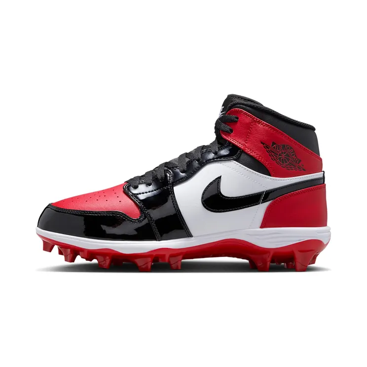 Jordan 1 Mid TD Cleat “Bred Toe” (FJ6805-601)
