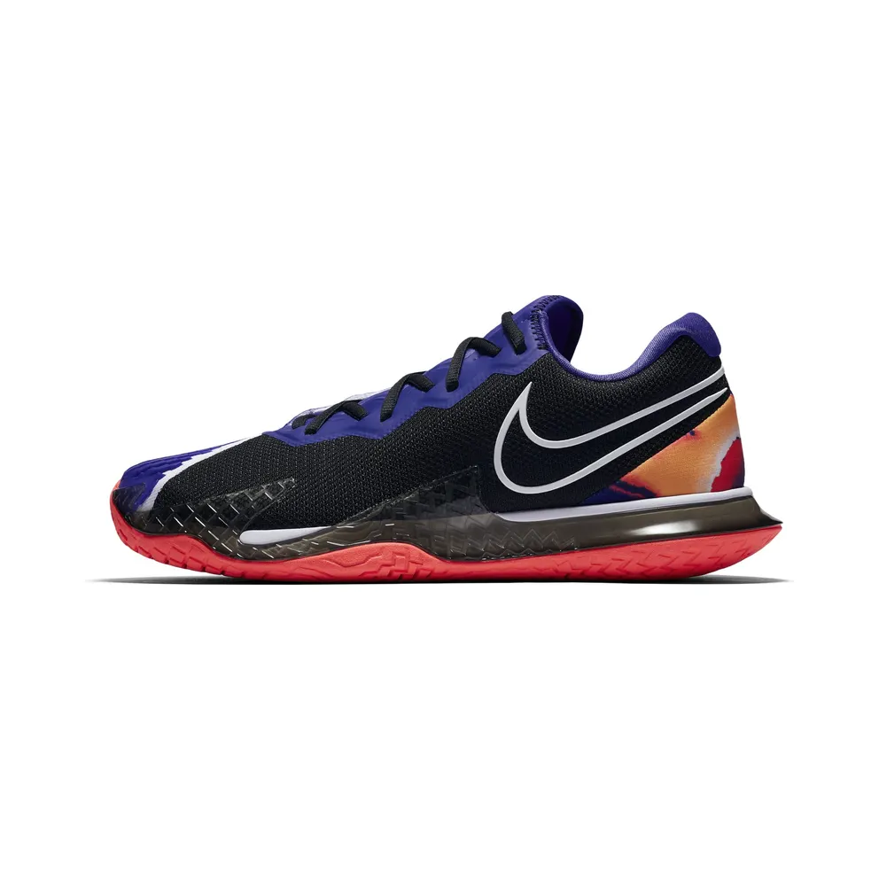 NikeCourt Air Zoom Vapor Cage 4 Hardcourt “Black / Laser Crimson / Persian Violet / White” (CD0424-003)