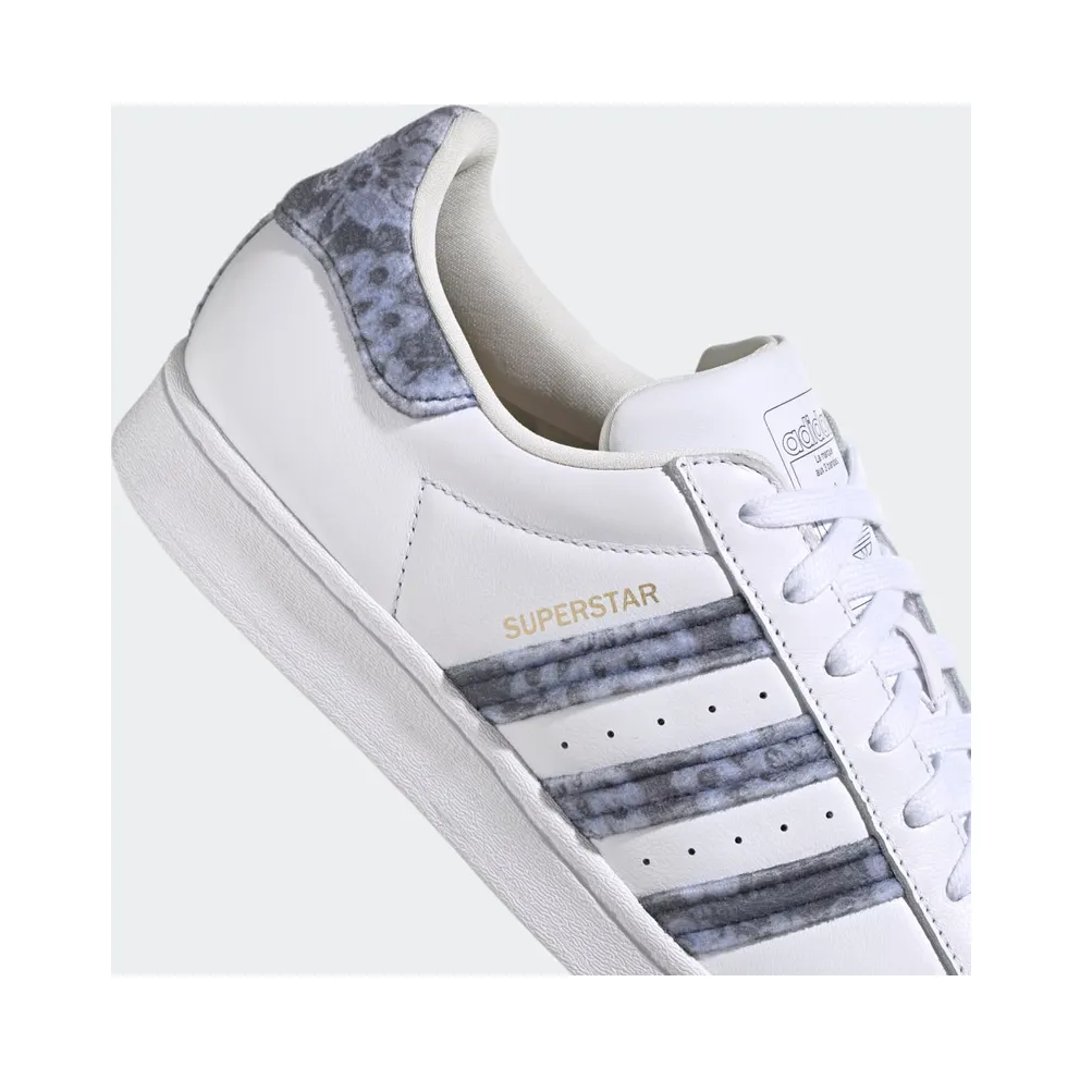 Adidas Superstar Cloud White / Wonder Steel / Gold Metallic (H03414)