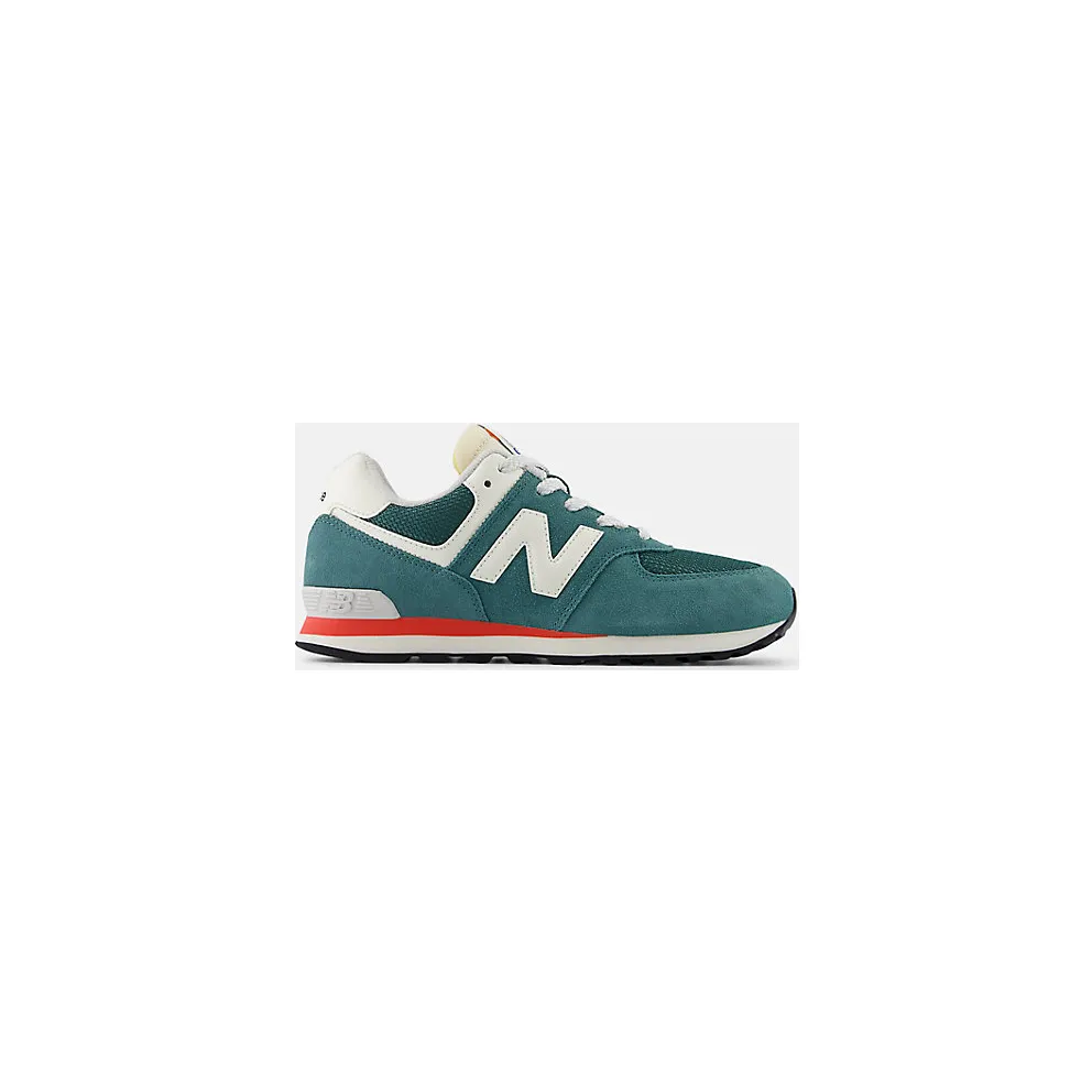 New Balance 574 Big Kid ‘New Spruce Blast Red’ (GC574VPG)