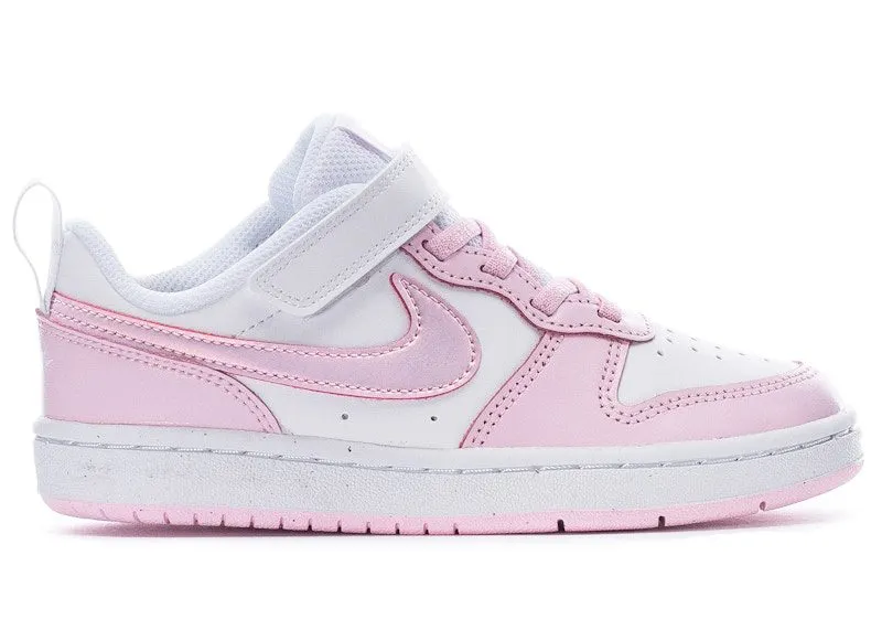 Nike Court Borough Low 2 White Pink Foam (DQ0473-100)